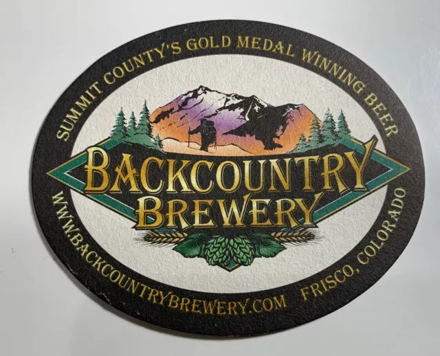 Backcountry Summit County Craft Beer Coaster ￼ FriscoColorado