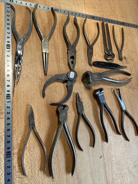 old tool, OUTIL ANCIEN, Clé Décrasse-meule de Touret WW2. ( n°732