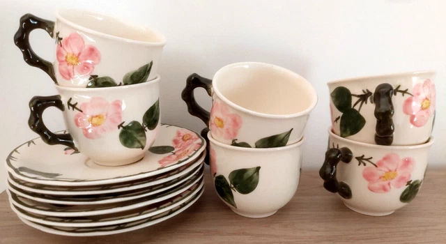 London | A Villeroy and Boch Wild Rose pattern part dinner and London | A Villeroy and Boch Wild Rose pattern part dinner and
