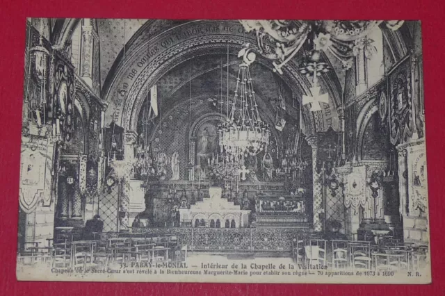 Cpa 1920-1930 France Saone & Loire 71 Paray-Le-Monial Chapelle De La Visitation