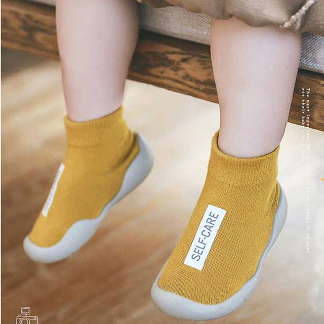 Socks Anti-slip Girl Boys Kids Baby Toddler Slippers Winter Cotton Shoes Warm 3