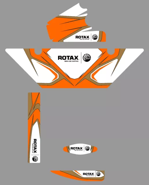 RK racing kart STYLE ROTAX RADIATOR STICKER KIT - KARTING