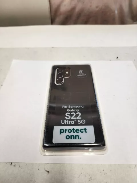 NEW Protect Onn Black Case Compatible for Samsung Galaxy S22 Ultra 5G