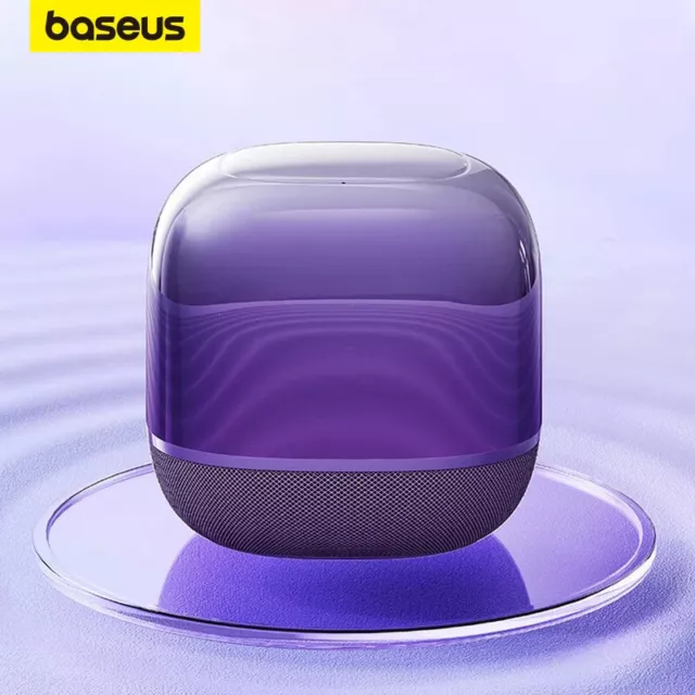 Baseus Bluetooth 5.0 Wireless Speaker Portable Powerful Bass Loud Stereo Speaker