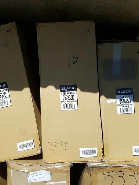 Tumi T-Tech 4 Black Cargo Wheeled Cases Extended Medium International BRAND NEW 3