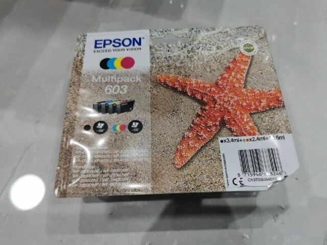 GENUINE EPSON 603 Multipack , Starfish Ink Cartridges- Opened Never ...