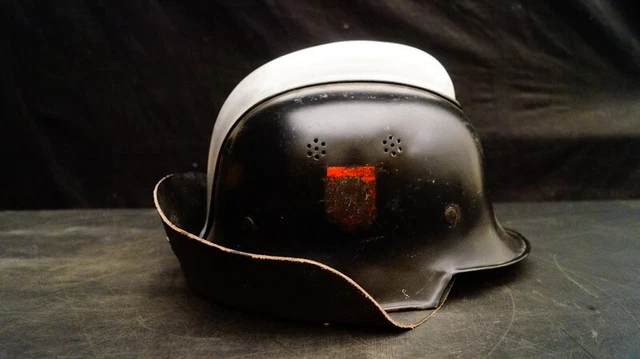 WK2 THALE-Stahl Stahlhelm M34, Alukamm, Polizei, Fundzustand