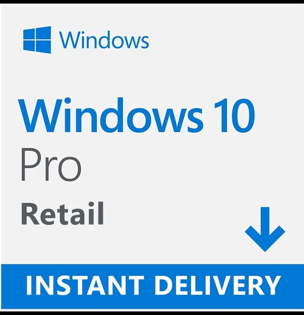 MICROSOFT WINDOWS 10 Pro 32Bit/64Bit English download Install