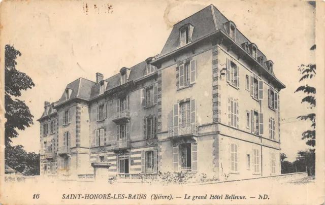 58-Saint Honore Les Bains-Le Grand Hotel Bellevue-N°6023-F/0109