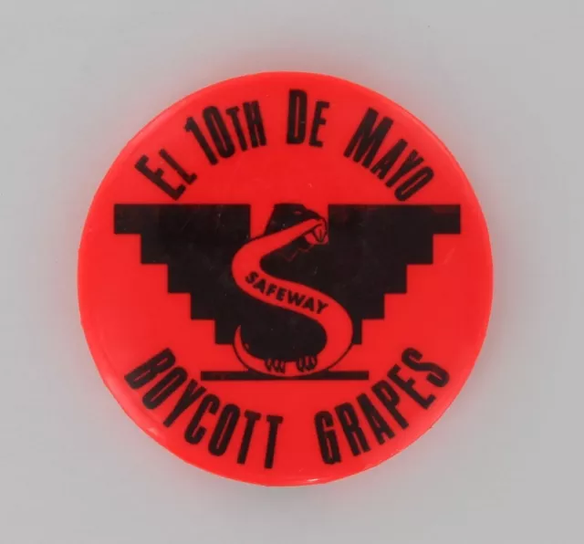 Safeway Stores Boycott 1969 Cesar Chavez Chicano Revolutionary Art UFW P1572