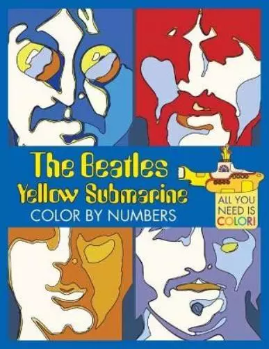 The Beatles Yellow Submarine Color By Numbers (Poche)