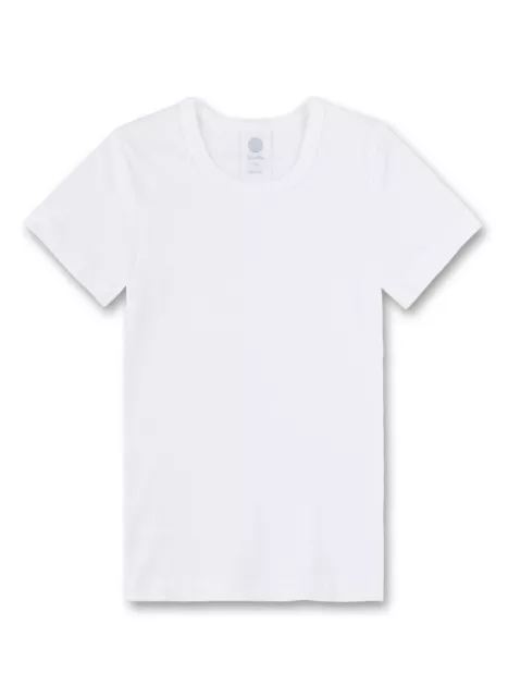 Sanetta Children Vest - T-Shirt, short Sleeve, Cotton, Unisex, Plain White