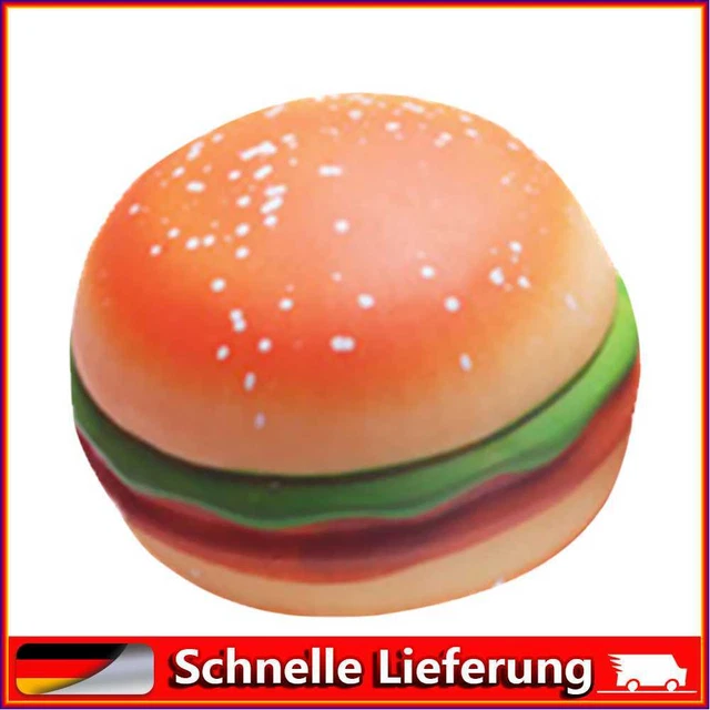 Juguetes sensoriales falsos de simulación de bola de hamburguesa fingir jugar juguetes de cocina