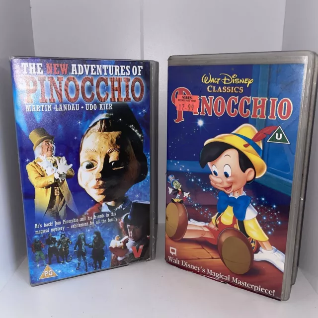 Pinocchio　THE　And　Video　Pinocchio　VHS　Tape　£9.99　PicClick　UK　NEW　of　ADVENTURES　Rare