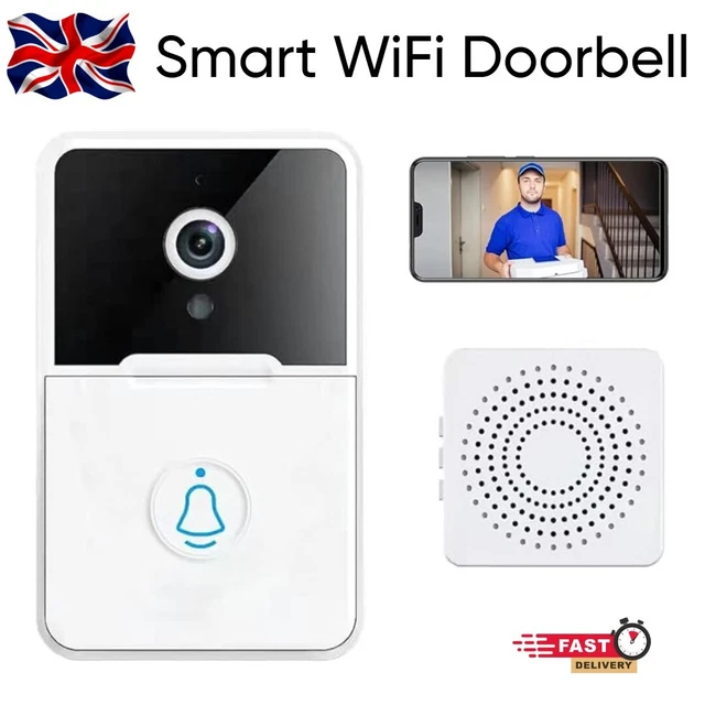 WIRELESS SMART VIDEO Doorbell Wibell Security HD Video Camera
