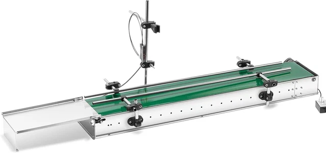 Automatic Belt Conveyor 23.6” and Fiber Optic Sensor for Intelligent Liquid Fill