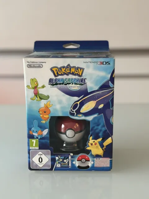 Pokémon Saphir Alpha Edition Collector Pokeball Starter Box Nintendo 3DS Complet