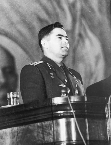 RUSSIAN COSMONAUT ANDRIAN Grigoryevich Nikolayev a press confer- 1962 ...