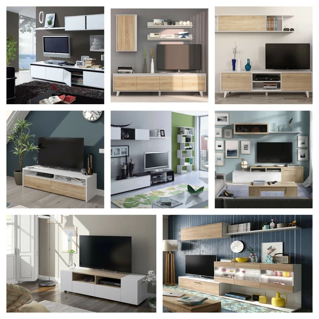 CLEARANCE TV UNIT Stand Media Entertainment Shelf Small Large 8