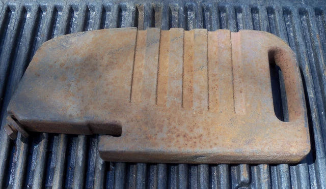Massey Ferguson Tractor Suitcase Weight, 60 Pounds, SANDUSKY OHIO Massey Ferguson Tractor Suitcase Weight, 60 Pounds, SANDUSKY OHIO