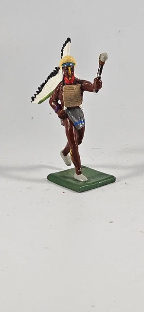 Soldat jouet miniature peint hussard noir prussien 54 mm | Art