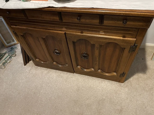 vintage sewing machine cabinet