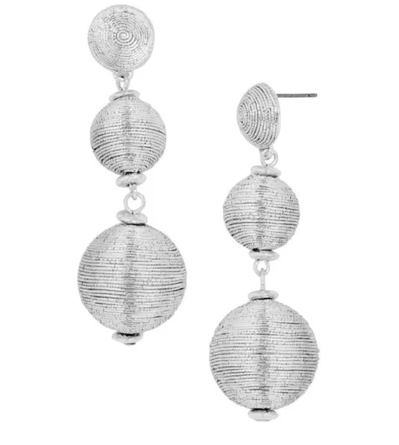 BAUBLEBAR Metallic Crispin Drop Earrings