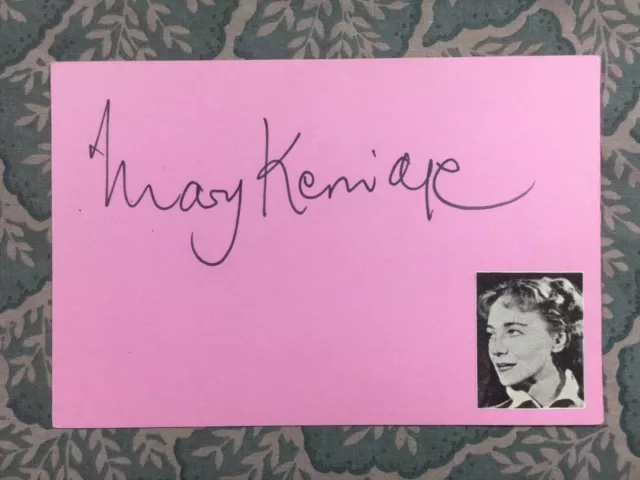 Mary Kerridge - Anna Karenina -Miss Marple: A Murder Is Announced-Autograph 1973