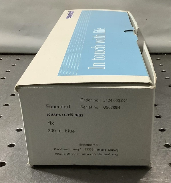 EPPENDORF RESEARCH PLUS 3124000091 SingleChannel Pipette, Blue Fixed