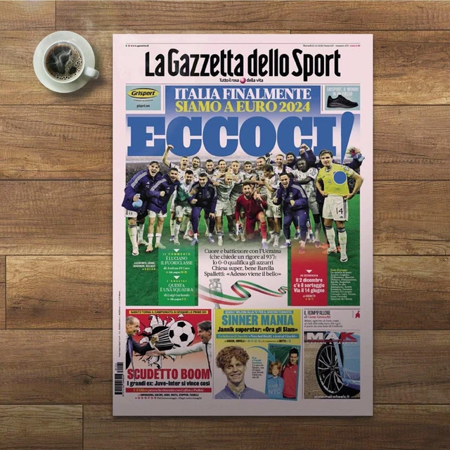 La Gazzetta dello Sport 15 Novembre 1973 Wembley Inghilterra