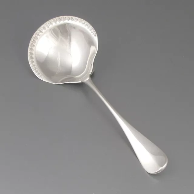 Antique French Sterling Silver Strawberry Spoon, Jules Piault, Imperial Family