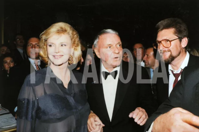 Photo de presse vintage Frank Sinatra Et Le Épouse Barbara, 1990, tirage