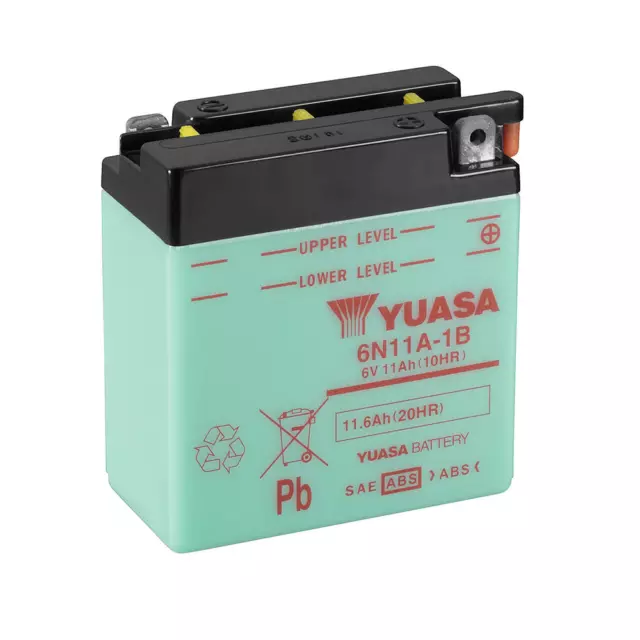 YUASA BATTERIE 6N11A-1B Dry charged (sin electrolito)