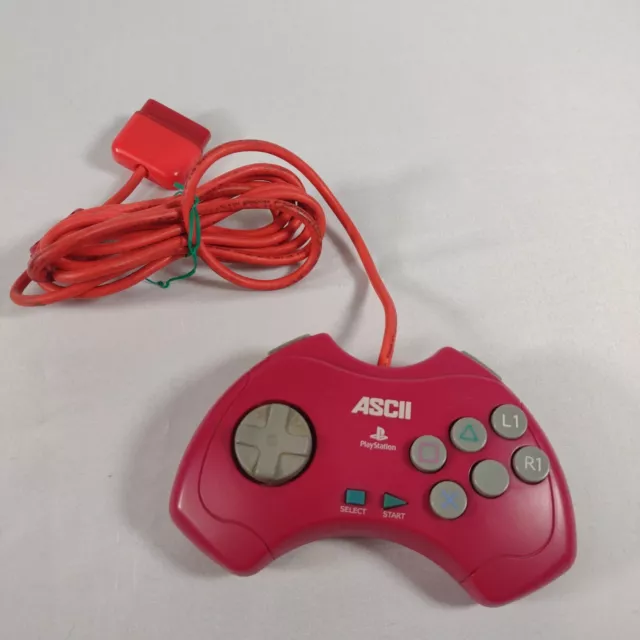 ASCII PAD FT2 SNK Version ASC-0524s Black Sony PlayStation