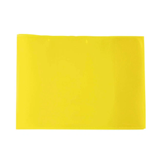 HERMA Heftumschlag PLUS quer transparent gelb Kunststoff DIN A5