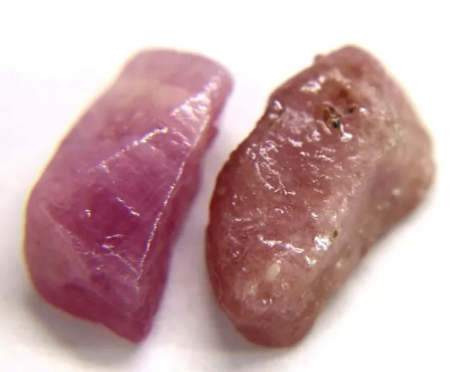 32.80 CT Natürlich Pink Burma Rubin Unbehandelt FACET Grad Grobem 2 Stück 3