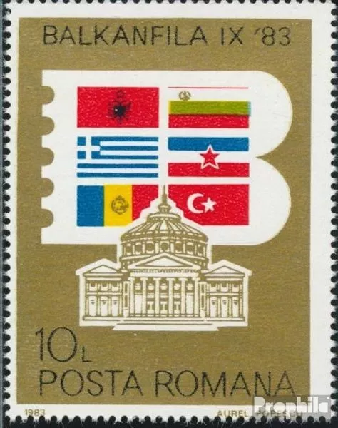 Romania 4001 (complete issue) unmounted mint / never hinged 1983 Stamp Exhibitio
