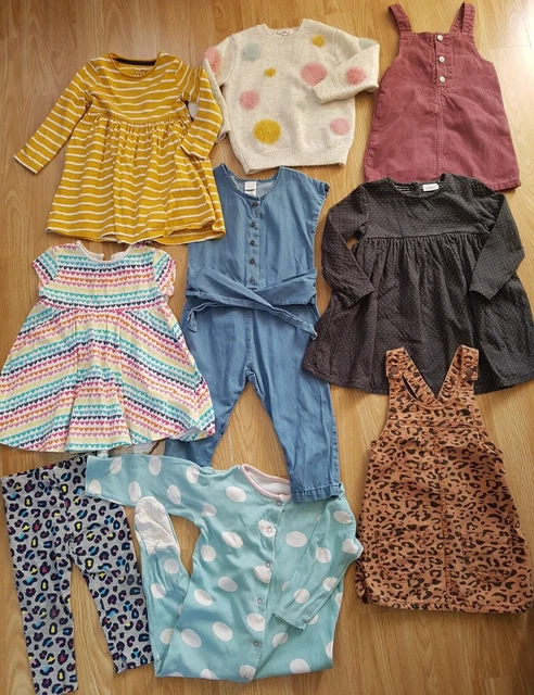 Baby Girls Clothes 18-24 months Bundle 💕 Next TU F&F Jumper Jumpsuit Dresses