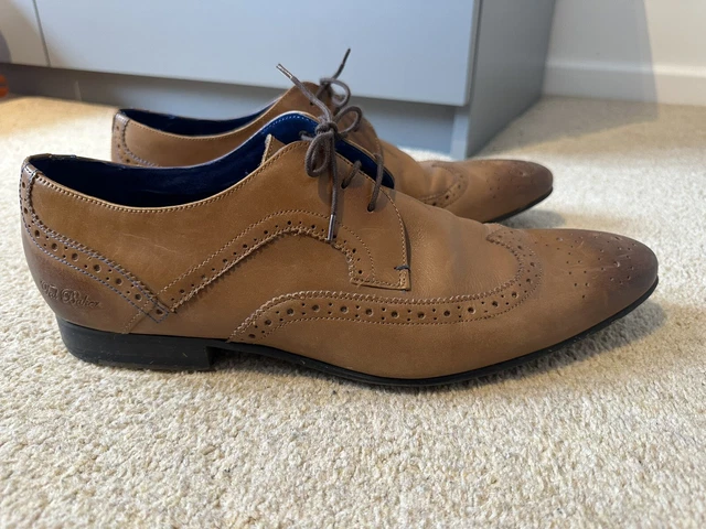 TED BAKER TRVSS 230597 Men s Brown Leather Brogue Lace Up Oxford Shoes Uk 8 19.99 PicClick UK