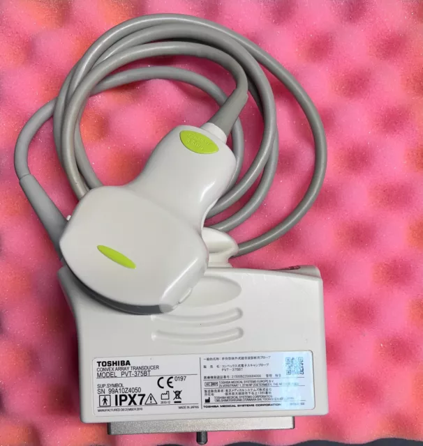 Toshiba Convex Array Ultrasound Transducer (Probe Model: PVT-375BT 3.5 MHz)