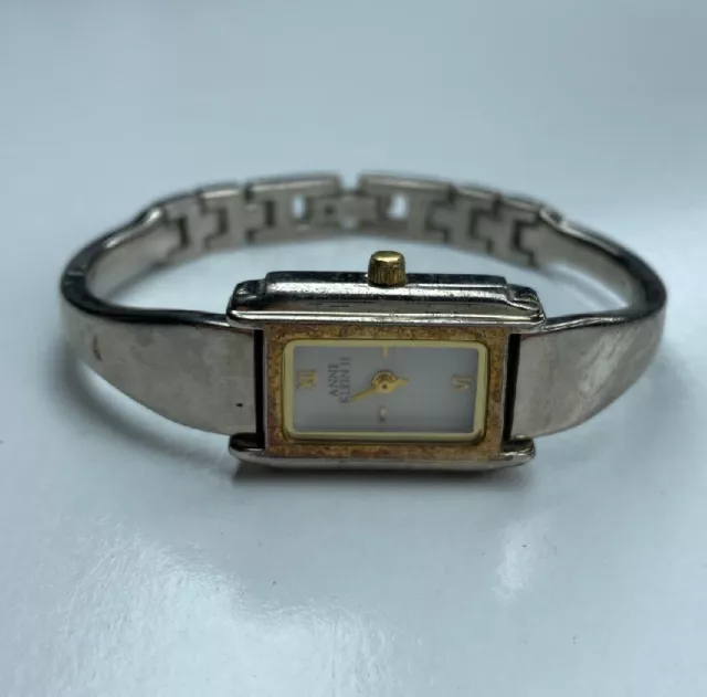 E Anne Klein Thai Stainless 10/6096 Two Tone Tank Ladies Untested