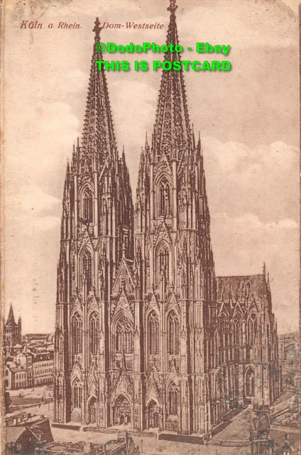 R431510 Koln a. Rh. Dom. Westseite. Karl Rud. Bremer and Co