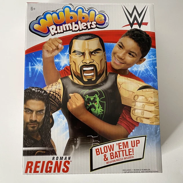 WUBBLE RUMBLERS WWE Roman Reigns Wrestling Inflatable Figure Blow 'Em