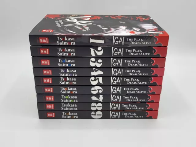 Igai - The Play Dead/Alive Manga 1-9 komplett Egmont 1. Auflage Sehr gut