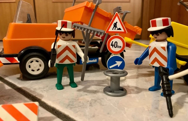 PLAYMOBIL Chantier, ref 3474 de 1981 - trains 4027, 4053