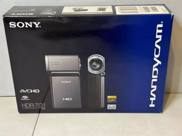 Sony Handycam HDR TG1 Videocámara digital HD Grabadora Solo pantalla japonesa