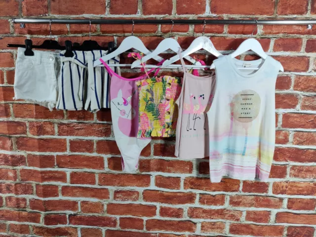 Girls Bundle Age 5-6 Years River Island Zara Etc Shorts Tops Summer Set 116Cm