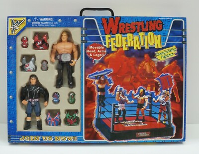 SET Completo 6 Micro Action Figure WWE WWE  Wrestling Micro Aggression Giochi P... 