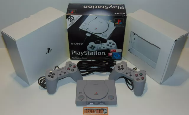 Console Sony Playstation Classic / Mini PS1 - PAL. 20 Jeux! / En Boite TBE !!!!