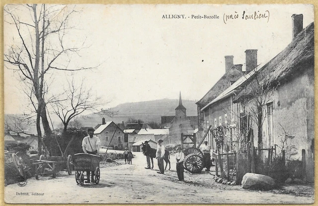 58 - CPA ALLIGNY- Petit-Bazolle - Debout éditeur - Alligny-en-Morvan